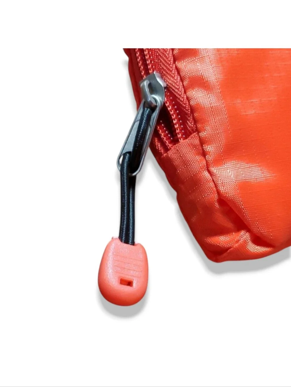 Convertible Backpack Red Folds Pouch Zipper Pocket Rip Stop Travel Lightweight